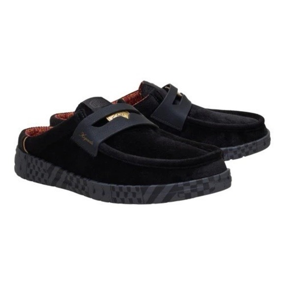 New In Box Harry Potter Hey Dude Wally Slytherin Hogwarts Loafer Velvet Shoes 9 - Picture 5 of 8